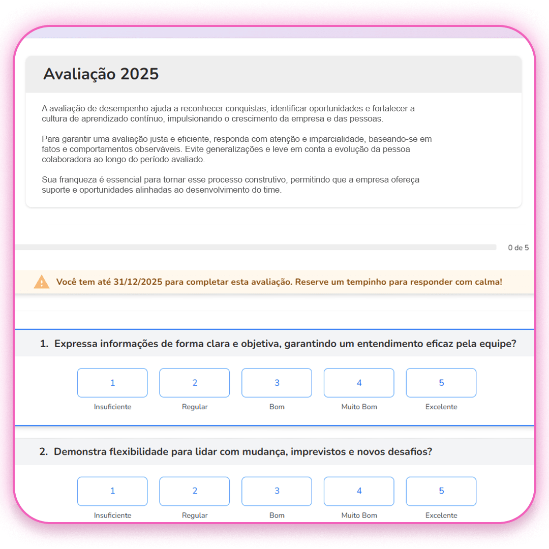 Tela do produto Vibe, da Metadados