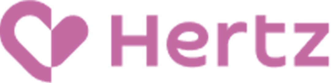 Logo da marca Kley Hertz Farmaceutica em cor rosa