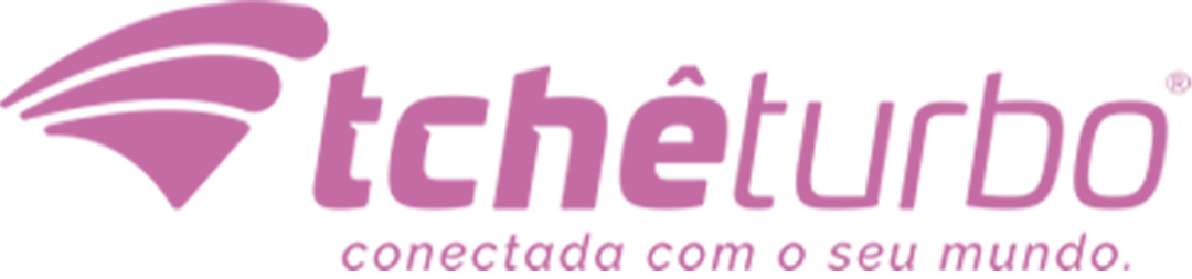 Logo da marca Tche Turbo em cor rosa