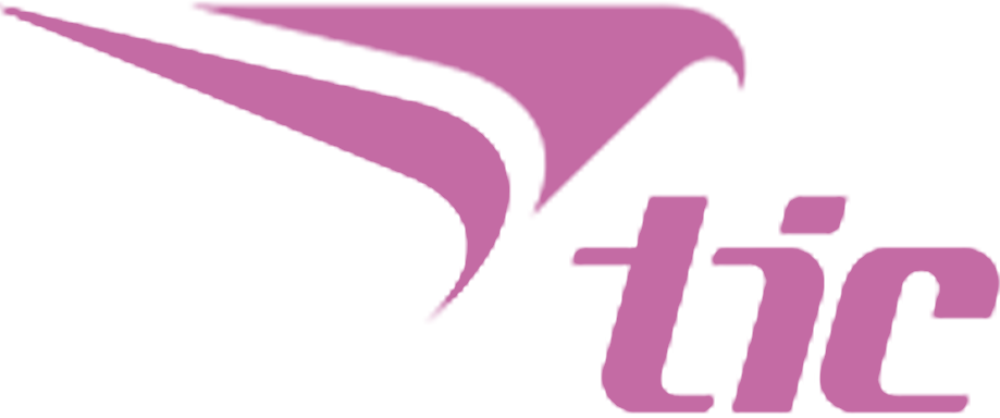 Logo da marca TIC em cor rosa