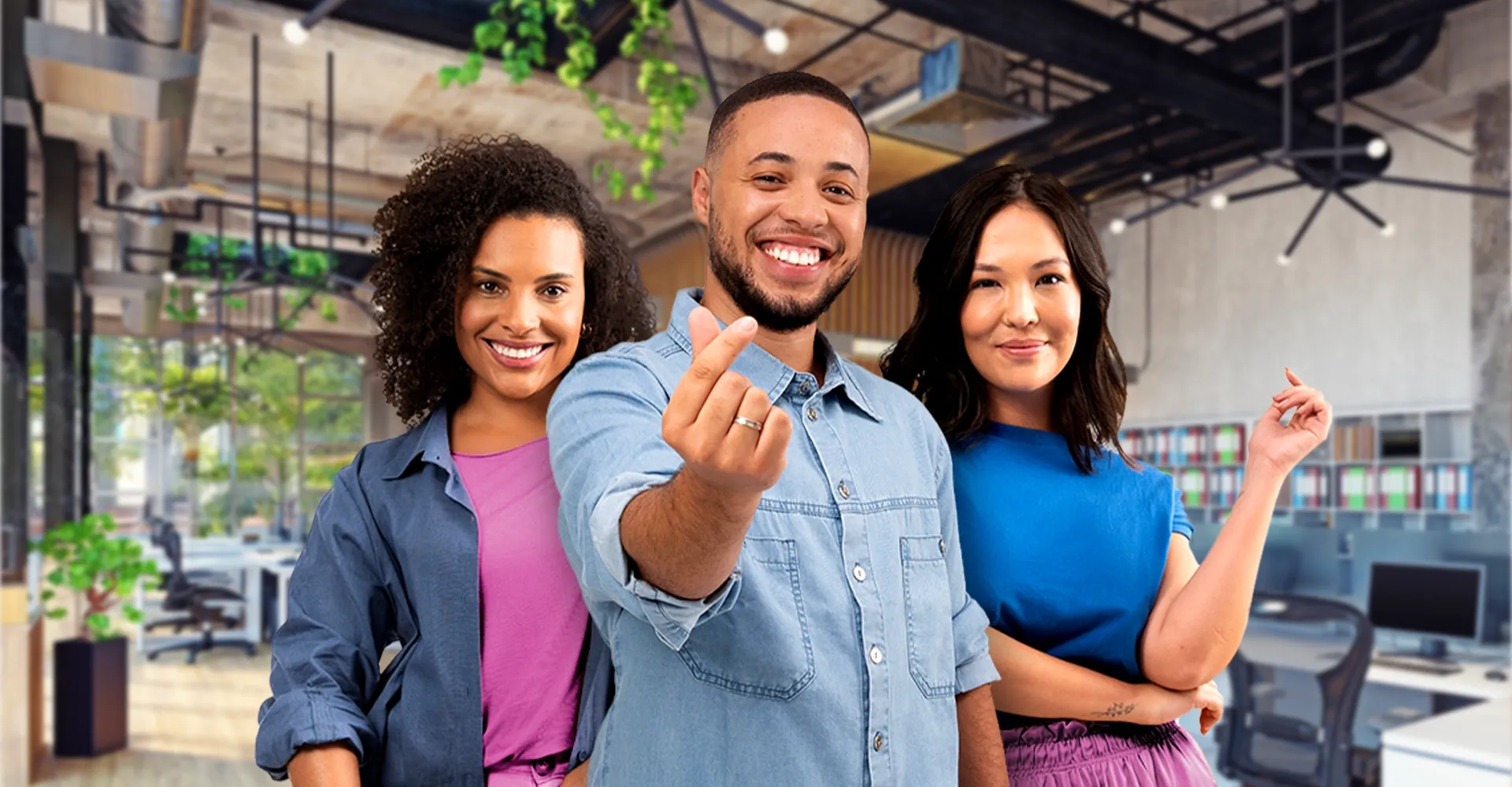 Trabalhe conosco: imagem de pessoas felizes no trabalho