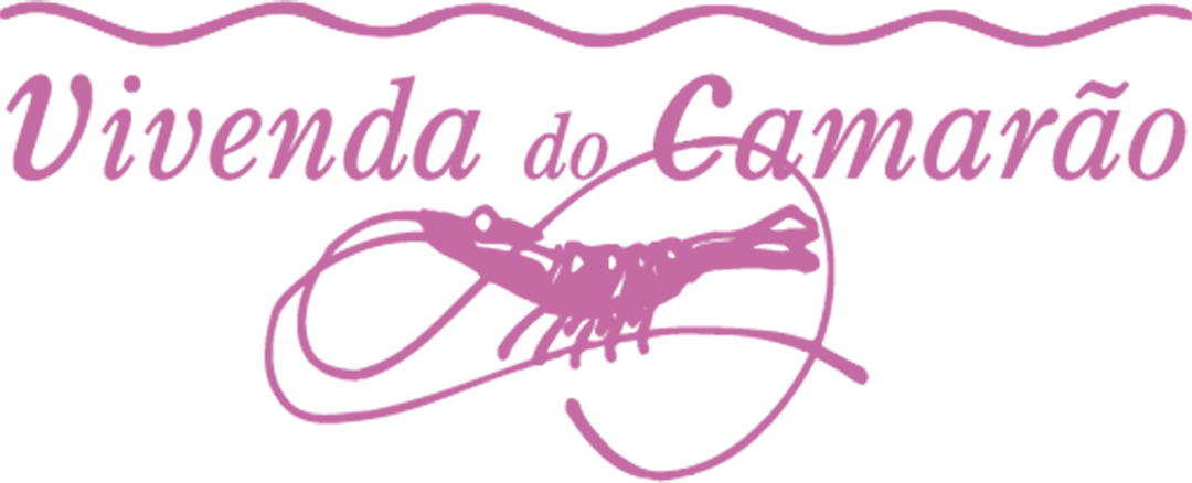 Logo da marca Vivenda do Camarão em cor rosa
