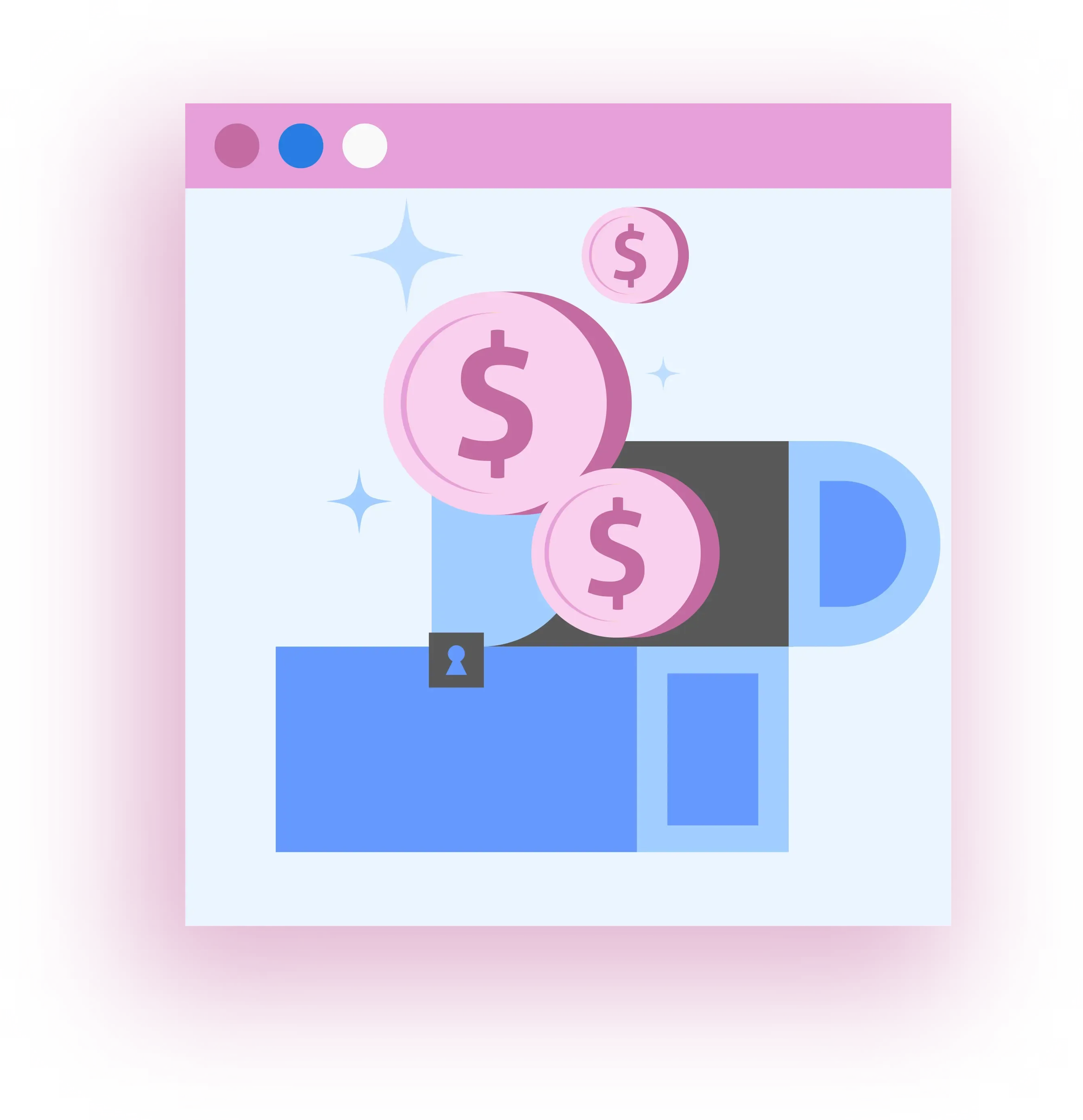 Adiantamento Salarial: imagem de um baú com tesouro