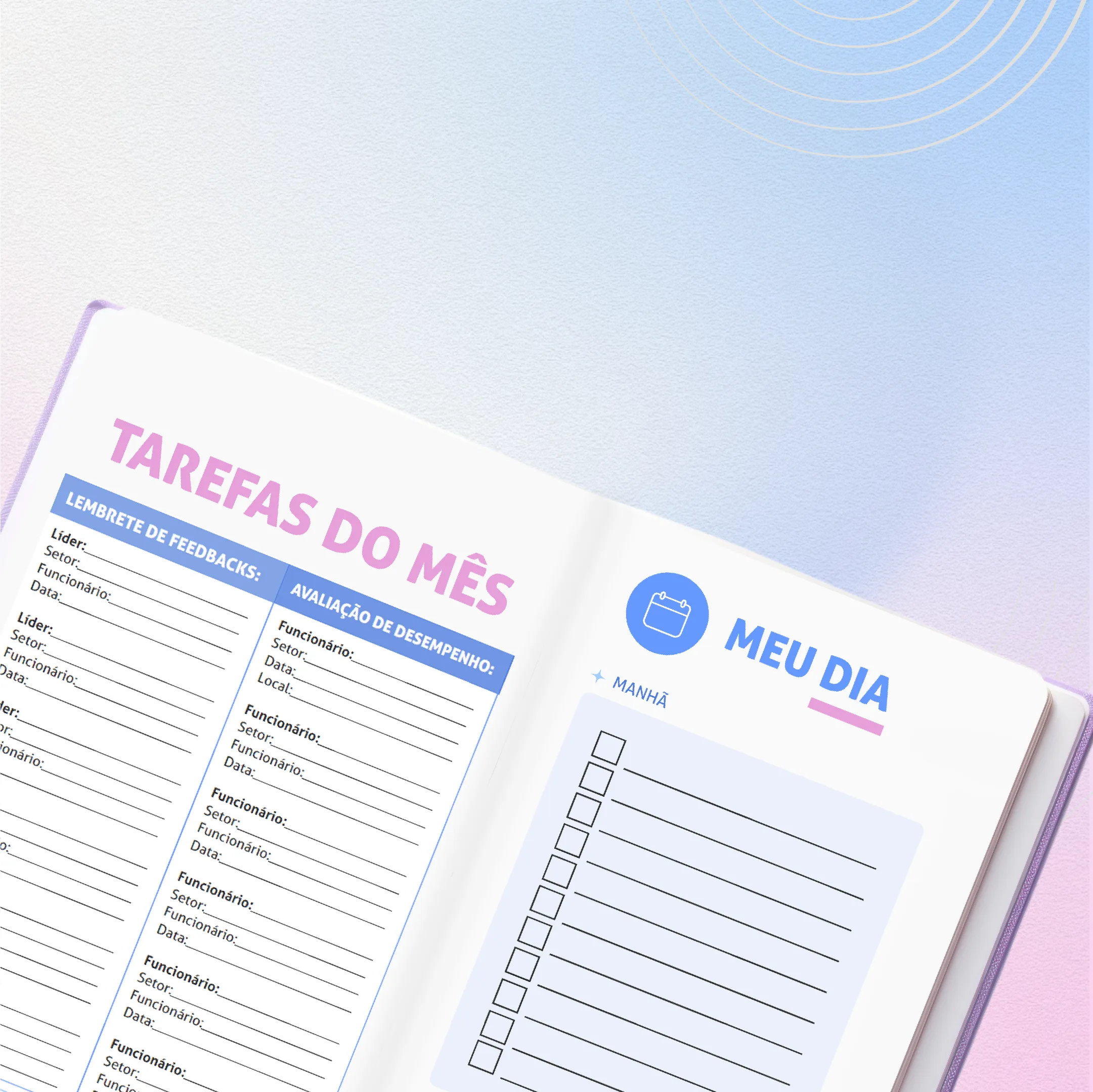 [FERRAMENTA] Planner do RH 2026: um material editável para organizar seu ano