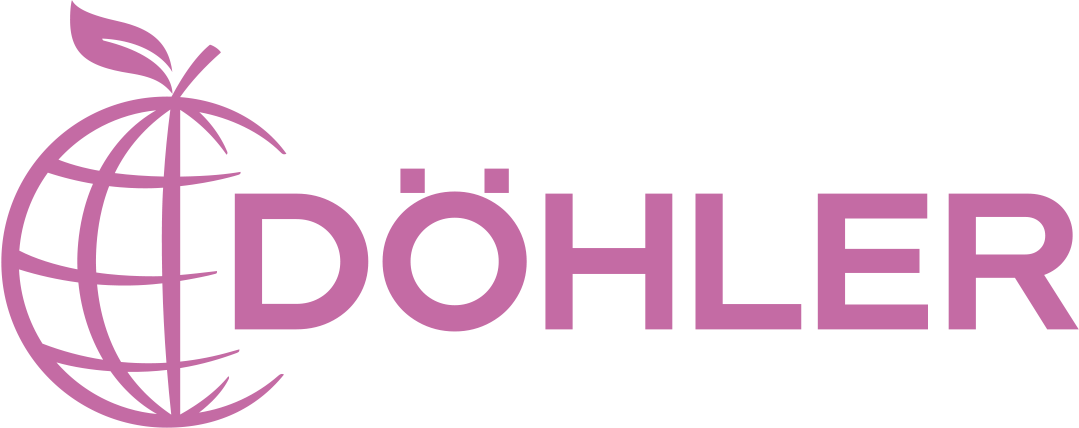 Logo da marca Doehler em cor rosa