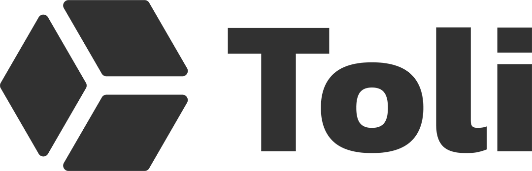 Logo da marca Toli em cor preta